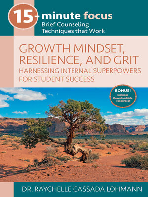 cover image of 15-Minute Focus: Growth Mindset, Resilience, and Grit